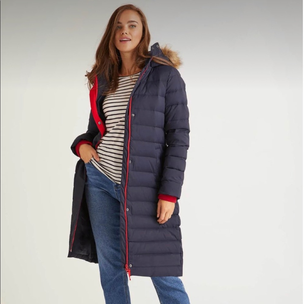 Boden Cavell puffer coat (Navy)
